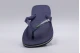 Havaianas Brasil Logo Unisex Σαγιονάρες Μπλε Σκούρο, Λευκές
