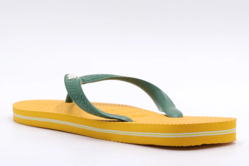 Havaianas Brasil Logo Unisex Σαγιονάρες Κίτρινές, Πράσινες, Λευκές
