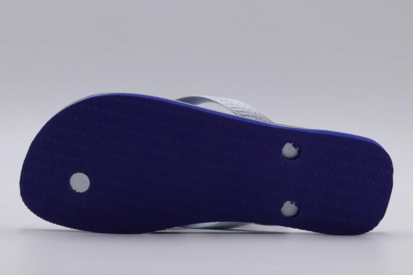 Havaianas Brasil Logo Unisex Σαγιονάρες Μπλε, Λευκές
