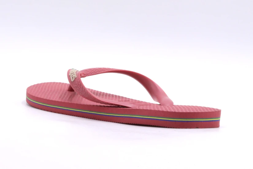 Havaianas Brasil Logo Unisex Σαγιονάρες Σάπιο Μήλο