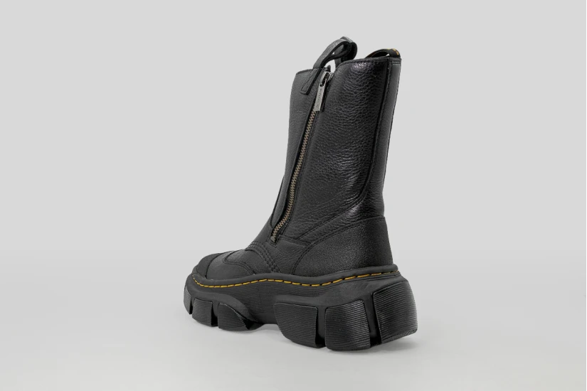 Dr. Martens Dmxl Leather Rigger Γυναικείες Μπότες Μαύρες