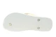 Havaianas Top Logo Metallic Σαγιονάρες Λευκές, Ζαχαρί, Μπρονζέ