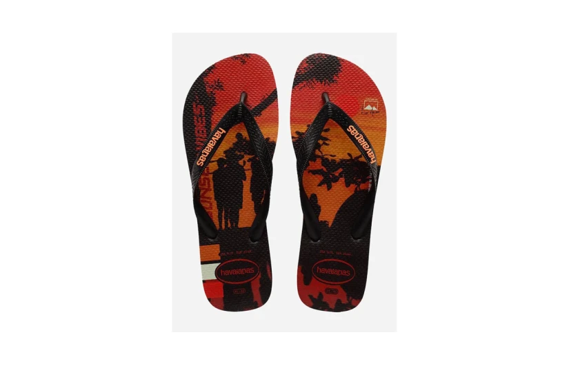 Havaianas Hype Σαγιονάρες Μαύρες, Κόκκινες, Πορτοκαλί