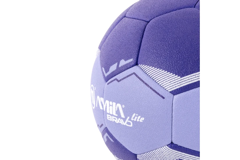 Amila Μπάλα Handball Bravo Lite Νο1 - Μωβ  Βιολετί  Λευκό (41313)