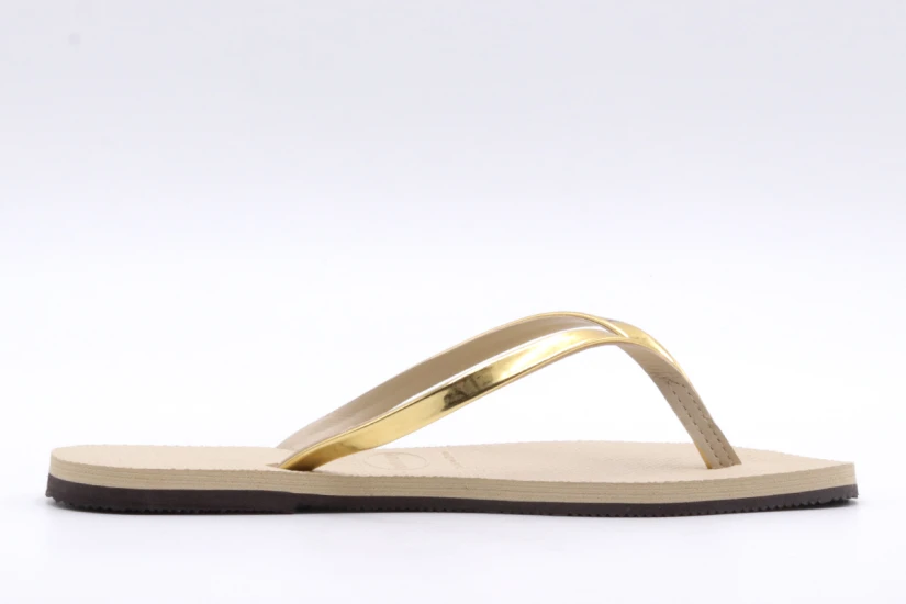 Havaianas You Metallic Σαγιονάρες Μπεζ, Χρυσές