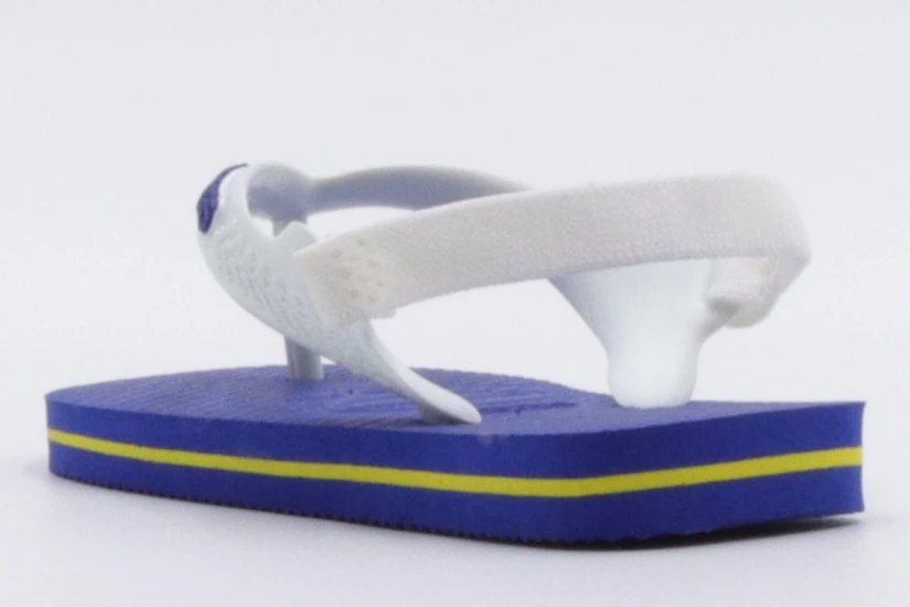 Havaianas Brasil Logo Βρεφικές Σαγιονάρες Ρουά, Λευκό