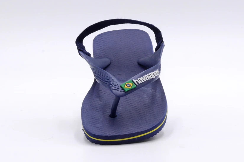 Havaianas Brasil Logo Βρεφικές Σαγιονάρες Μπλε Σκούρο