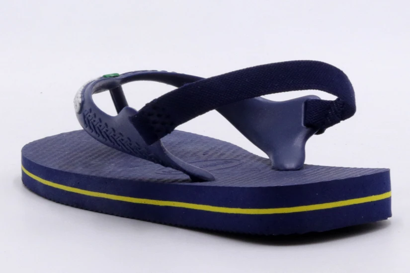 Havaianas Brasil Logo Βρεφικές Σαγιονάρες Μπλε Σκούρο
