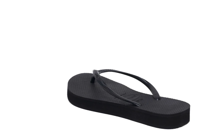 Havaianas Slim Flatform Σαγιονάρες Μαύρες