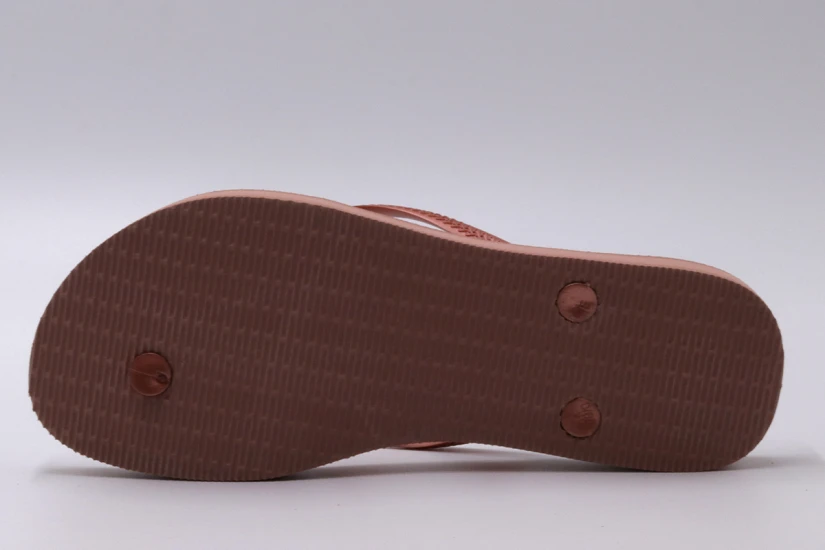 Havaianas Slim Flatform Σαγιονάρες Ροζ, Μπρονζέ