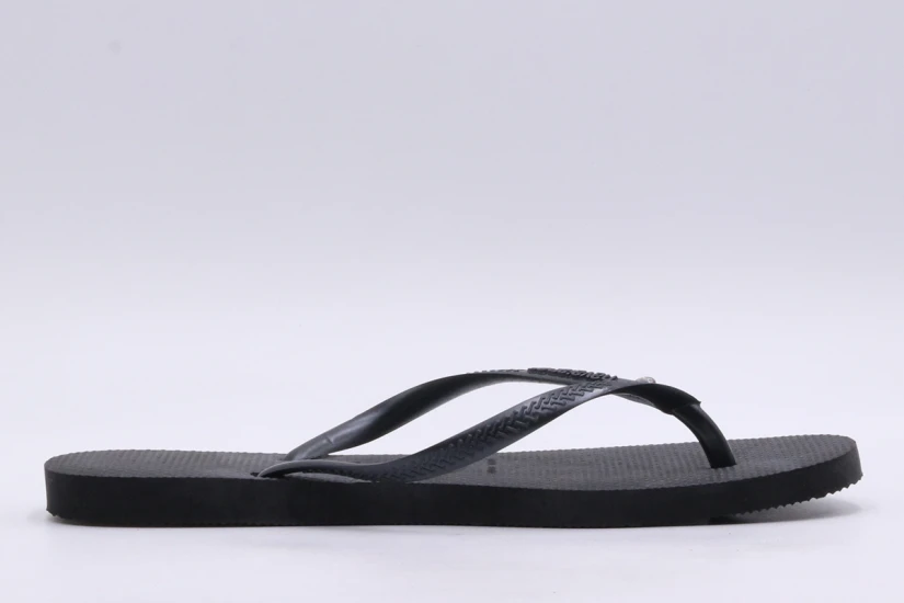 Havaianas Slim Crystal Swarovski II Σαγιονάρες Μαύρες