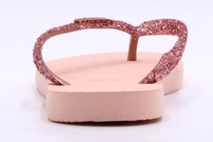 Havaianas Slim Glitter Γυναικείες Σαγιονάρες Ροζ, Μωβ