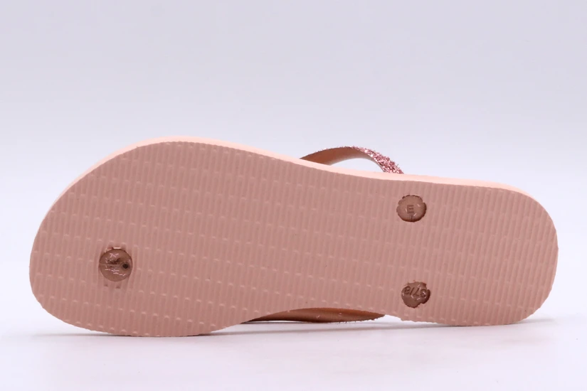 Havaianas Slim Glitter Γυναικείες Σαγιονάρες Ροζ, Μωβ