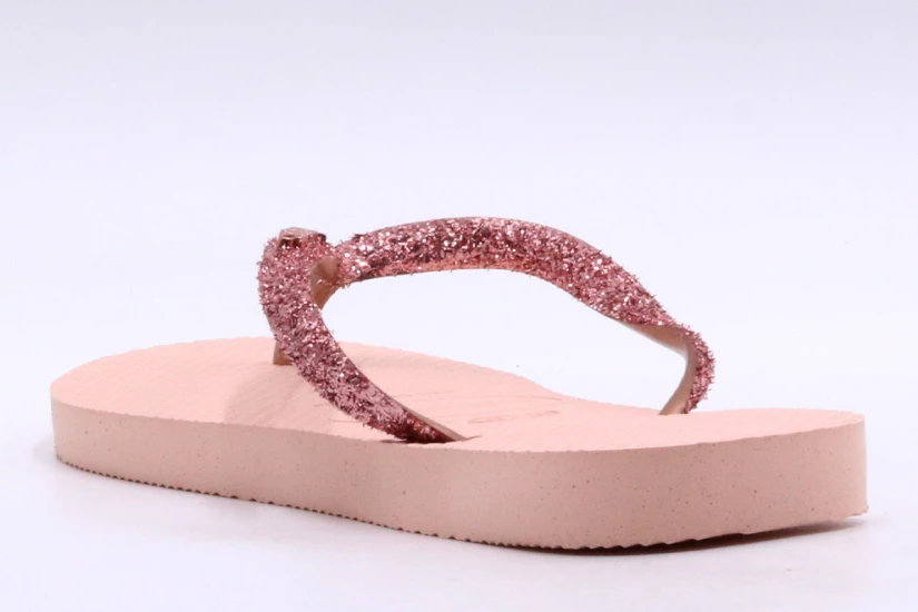 Havaianas Slim Glitter Γυναικείες Σαγιονάρες Ροζ, Μωβ