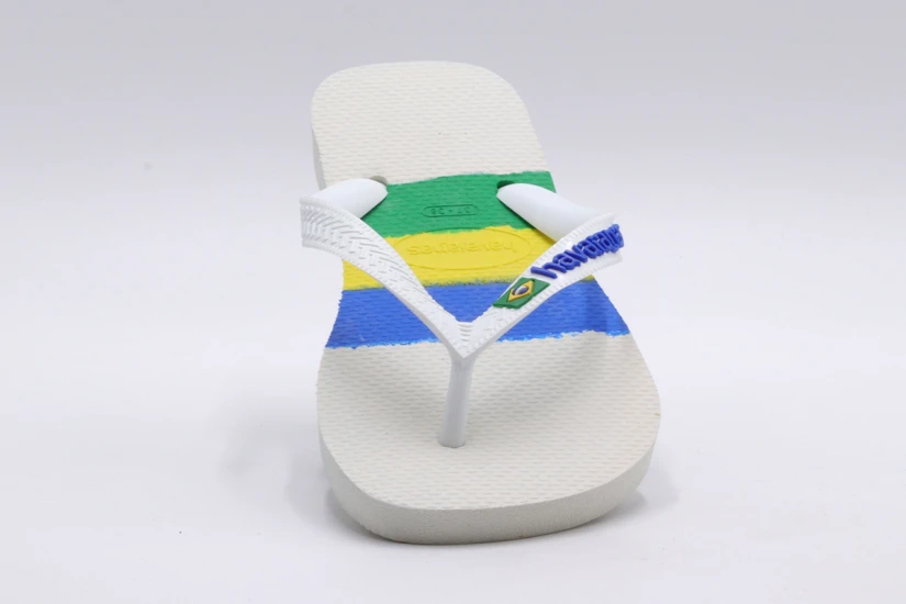 Havaianas Brasil Tech Unisex Σαγιονάρες Λευκές, Μπλε, Κίτρινες, Πράσινες