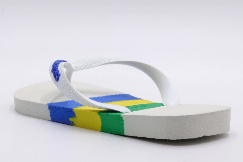 Havaianas Brasil Tech Unisex Σαγιονάρες Λευκές, Μπλε, Κίτρινες, Πράσινες