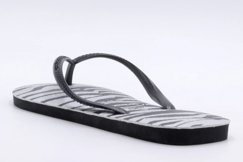 Havaianas Slim Animals Glitter Σαγιονάρες Λευκές, Μαύρες