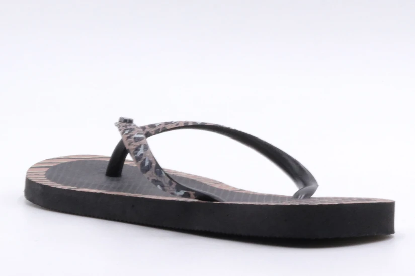 Havaianas Slim Animals Fashion Σαγιονάρες Μαύρες, Καφέ, Λευκές