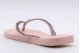 Havaianas Slim Square Logo Metallic Σαγιονάρες Ροζ, Φούξια