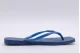 Havaianas Slim Square Logo Metallic Σαγιονάρες Μπλε, Μπλε Σκούρο
