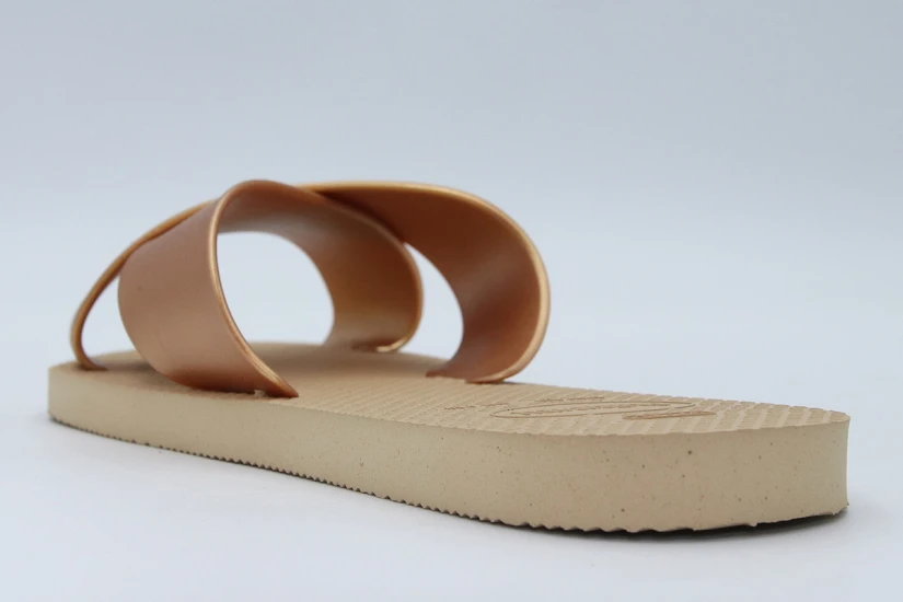 Havaianas Aqua Metallic Παντόφλες Χρυσές, Μπεζ