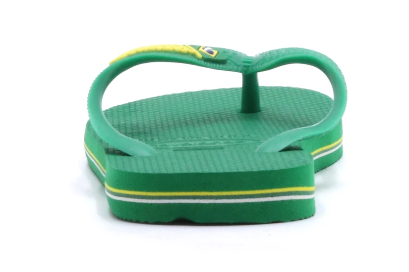 Havaianas Brasil Logo Unisex Σαγιονάρες Πράσινες
