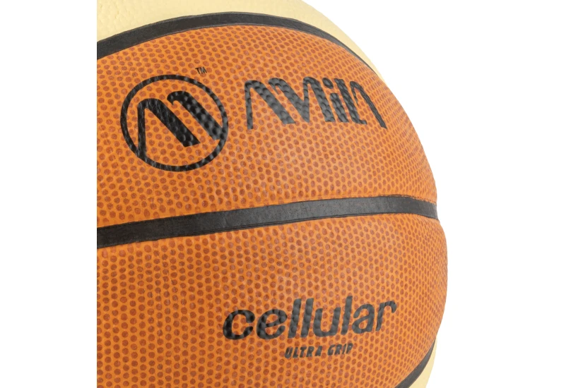 Amila Cellular Μπάλα Μπάσκετ Καφέ, Μπεζ, Μαύρη