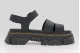 Dr. Martens Mattison 2 Strap Γυναικεία Σανδάλια Μαύρα