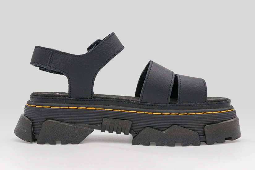 Dr. Martens Mattison 2 Strap Γυναικεία Σανδάλια Μαύρα