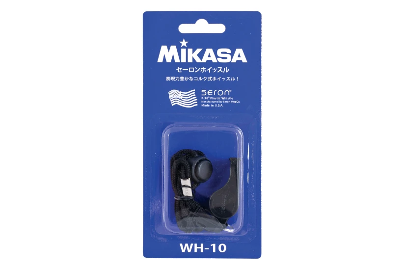 Amila Σφυρίχτρα Mikasa Wh-10B Μαύρη (41881)