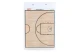 Amila Ταμπλό Προπονητή Basket Διπλής Όψης Μαγνητικό 25,0X37,0 Cm (41949)