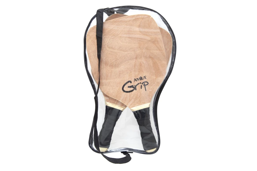 Escape Camping Σετ Ρακέτες Παραλίας Amila Grip 12Mm Με Τσάντα Μεταφοράς (42268)