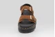 Dr. Martens Zebzag Nubuck Platform Γυναικεία Σανδάλια Καφέ