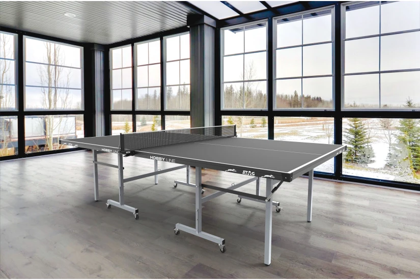 Amila Hobby Τραπέζι Ping Pong Εσωτερικού Χώρου Μαύρο