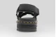 Dr. Martens Zebzag Pisa Leather Platform Γυναικεία Σανδάλια Μαύρα