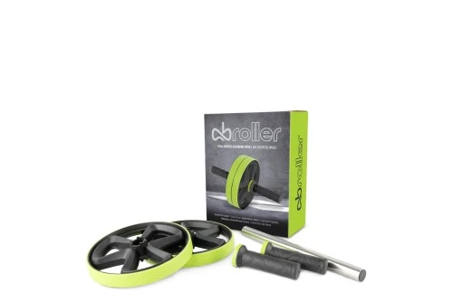 Amila Ρόδα Κοιλιακών Ab Roller - Μαύρο  Πράσινο (44049)