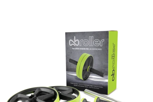 Amila Ρόδα Κοιλιακών Ab Roller - Μαύρο  Πράσινο (44049)