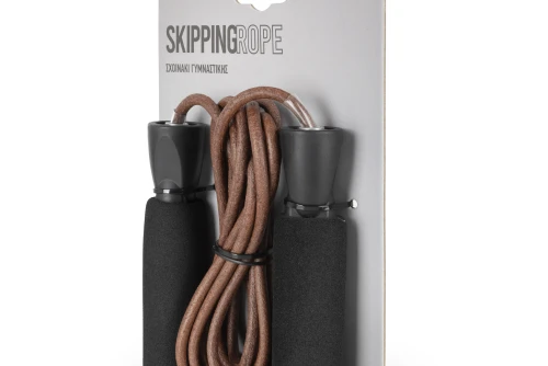 Amila Σχοινάκι Γυμναστικής Skipping Rope Δερμάτινο (44055)