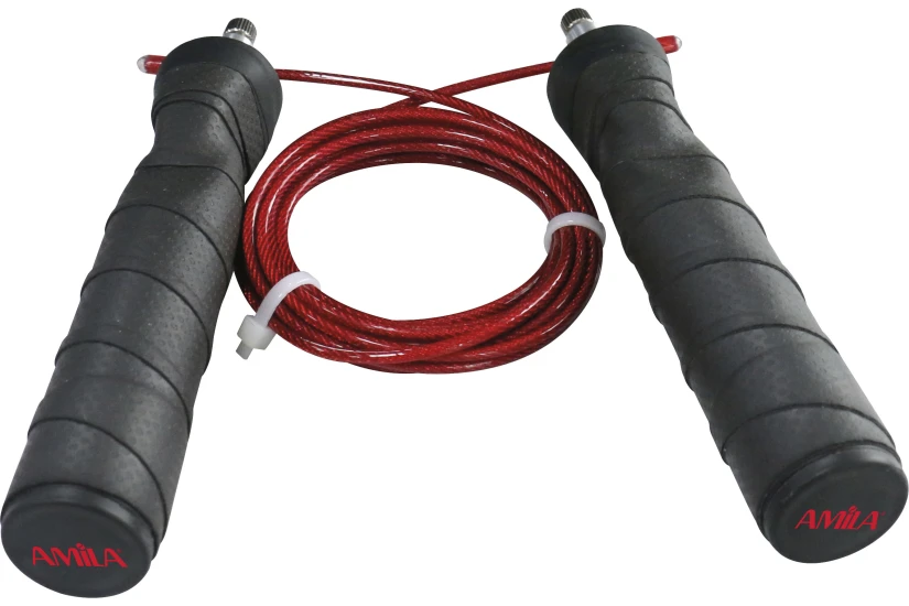 Amila Σχοινάκι Γυμναστικής Speed Rope Power Grip (44057)