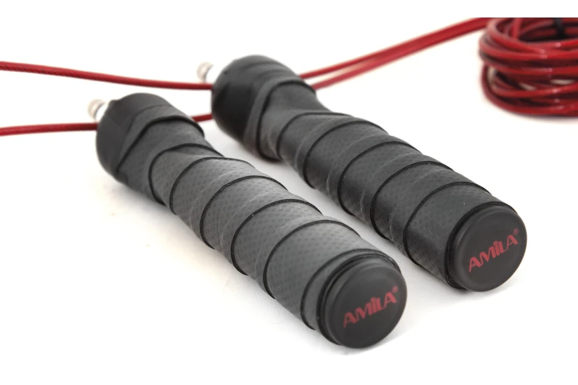 Amila Σχοινάκι Γυμναστικής Speed Rope Power Grip (44057)