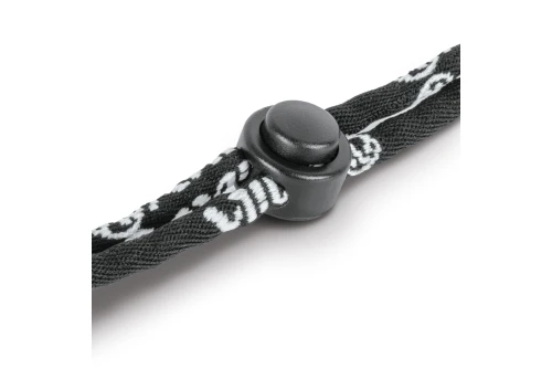 Amila Κορδόνι Ασφαλείας Σφυρίχτρας Whistle Lanyard - Μαύρο (44066)