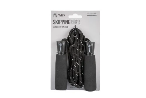 Amila Σχοινάκι Γυμναστικής Skipping Rope Με Βαρίδια Λαβή Neoprene (44068)