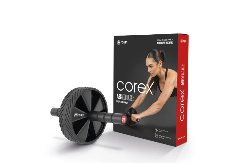 Amila Ρόδα Κοιλιακών Ab Roller Corex (44082)