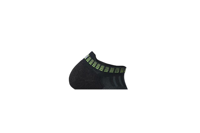 X-Code Long Run Hi Vis Unisex Κάλτσες μέχρι τον Αστράγαλο Μαύρες