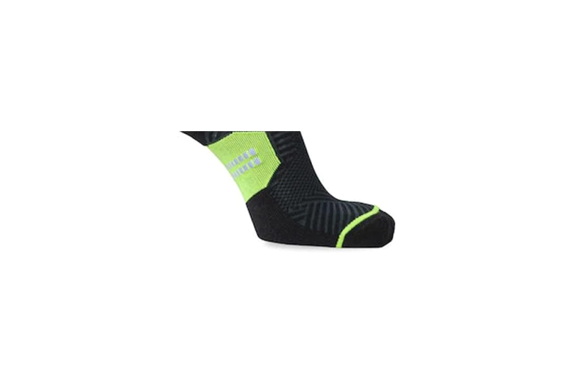 X-Code Long Run Hi Vis Unisex Κάλτσες μέχρι τον Αστράγαλο Μαύρες