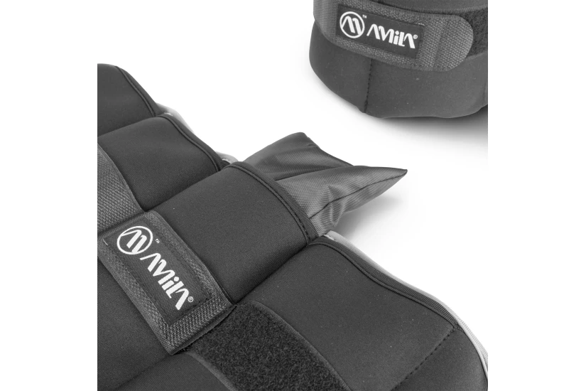 Amila Βάρη ’Κρων Wrist Ankle Weights Neoprene 2X2,5 Kg - Μαύρο (44105)