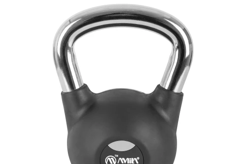 Amila Kettlebell Rubber Cover Cr Handle 16 Kg ? Μαύρο (44498)