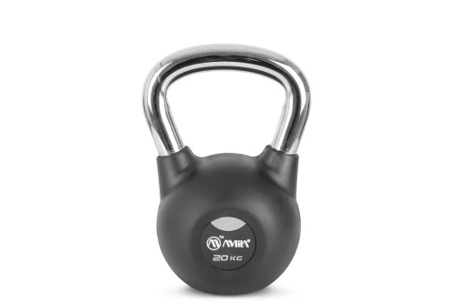 Amila Kettlebell Rubber Cover Cr Handle 20 Kg ? Μαύρο (44499)