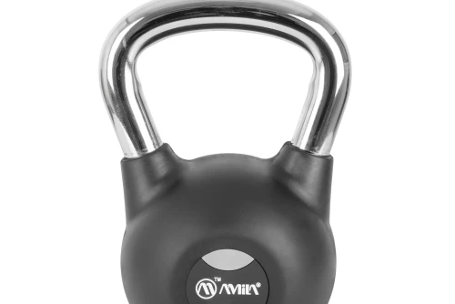 Amila Kettlebell Rubber Cover Cr Handle 20 Kg ? Μαύρο (44499)
