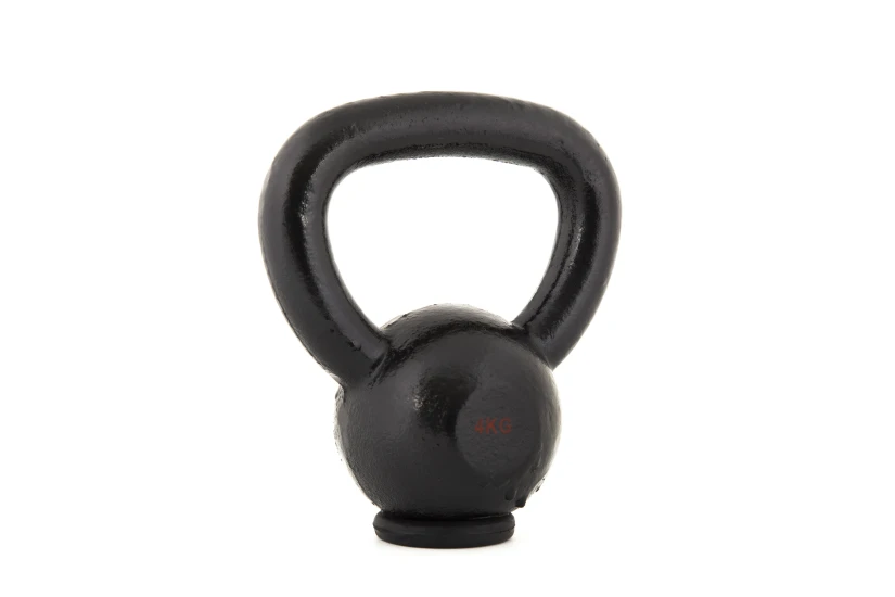 Amila Kettlebell Cast Iron Rubber Base 4 Kg - Μαύρο (44500)